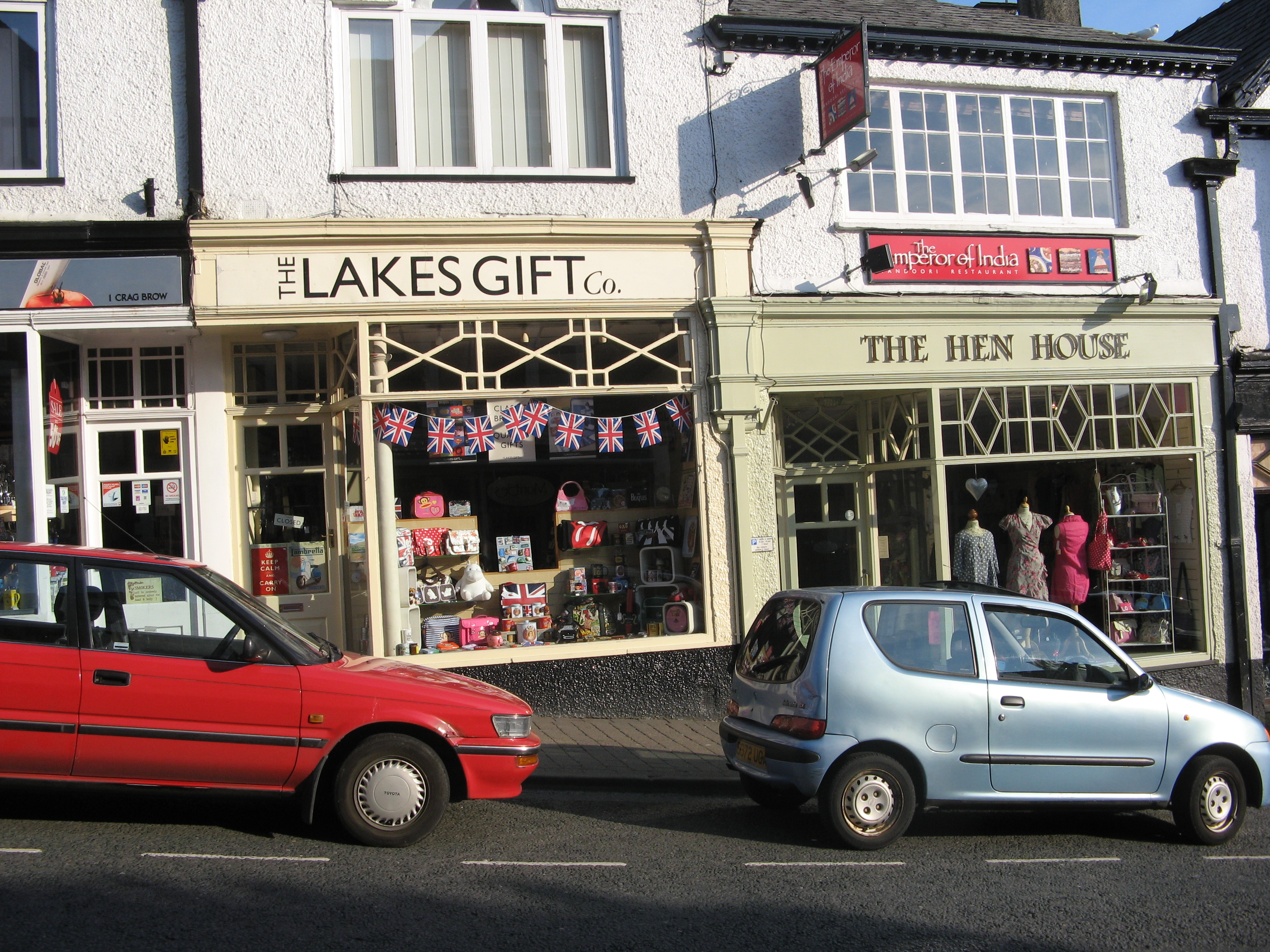 The high street in Bowness-on-Windermere, variously known as Crag Brow, Lake Road etc.
