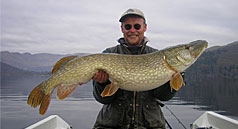 Fishing with Eric Hope. How's this for the fish that might have got away? Photo courtesy of http://hemmingwaysfish.co.uk.