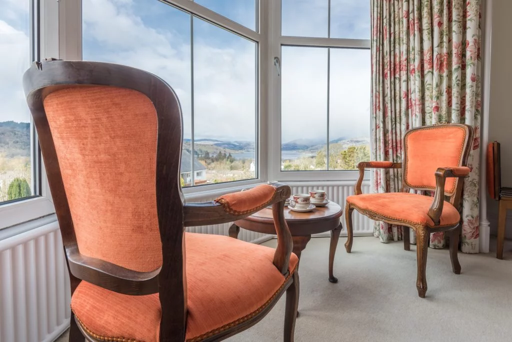 The Langdale Room with a View of Lake Windermere
