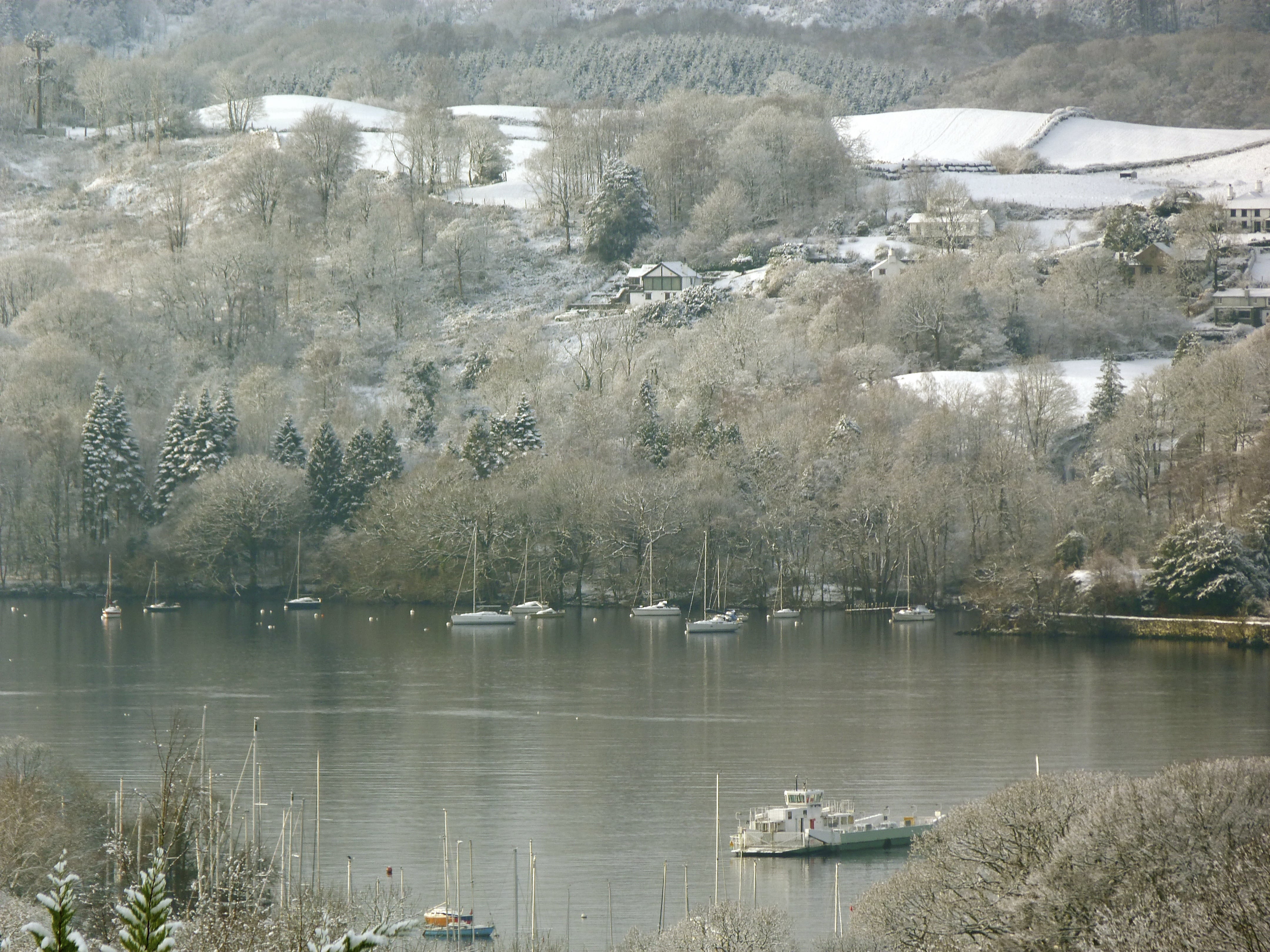 Winter view in Bowness